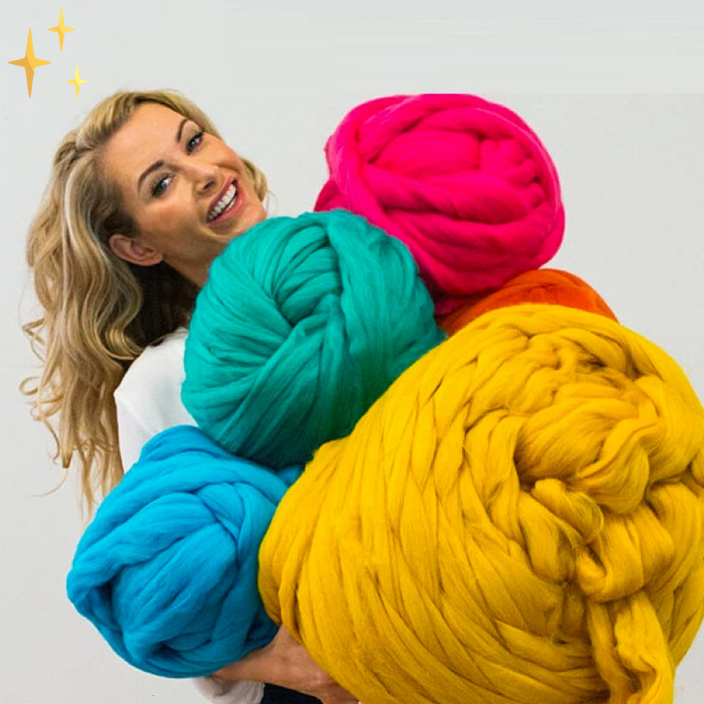 Frendorf | 1000 Gramm XXL Chunky Strickgarn - LuxaWool