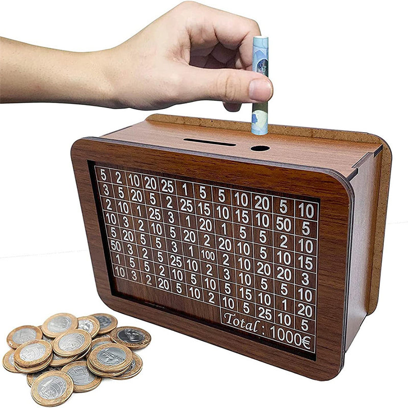 Frendorf | SaveSmart - Holzdisplay Sparziel Spardose