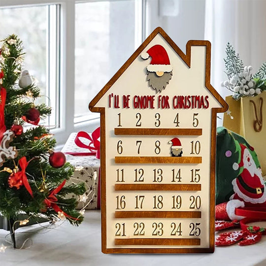 Frendorf | Holz Adventskalender Countdown zu Halloween/Weihnachten