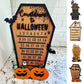 Frendorf | Holz Adventskalender Countdown zu Halloween/Weihnachten