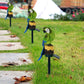 Frendorf | Garten-Eule-Papagei-Statue LED Solarlicht Außen wasserdicht Rasenlampe