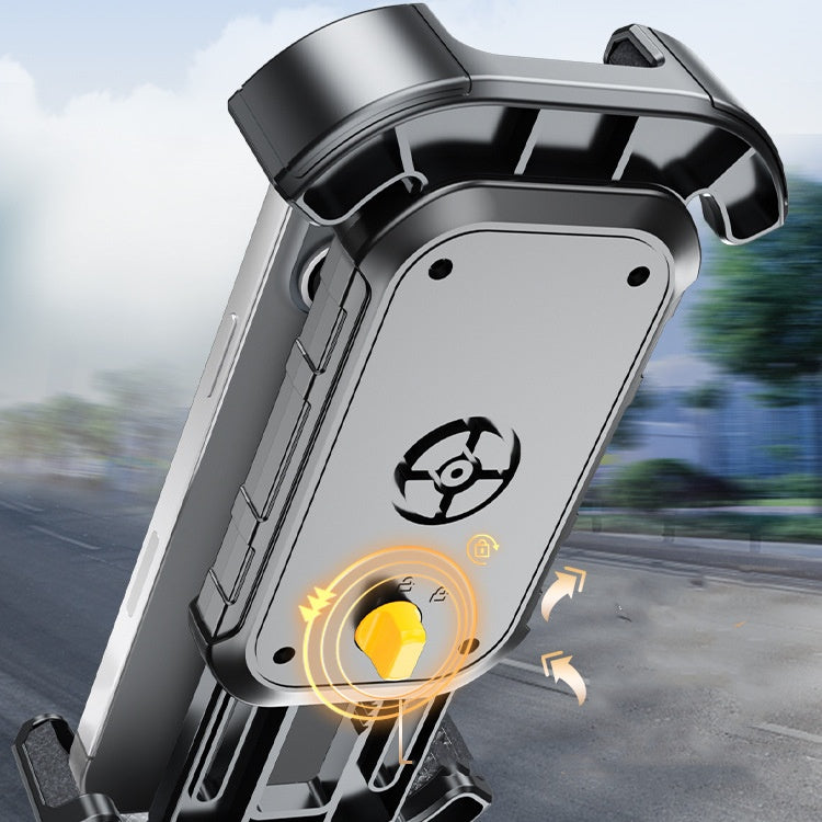 360° Rotationshalterung mit Auto-Lock-Mechanismus für sicheres Radfahren und schnellen Zugriff