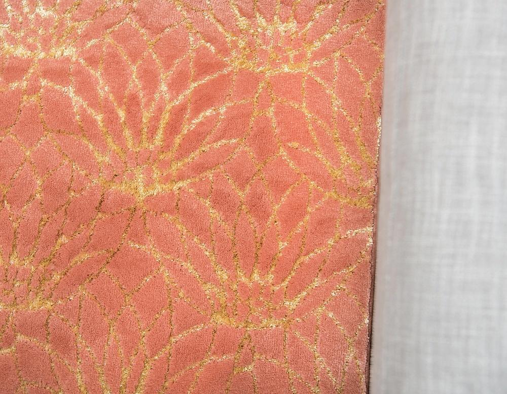Frendorf | Floriva Lotusblumen-Teppich | Luxus-Design | Hochwertige Musterung | Wohn- & Schlafzimmer-Deko