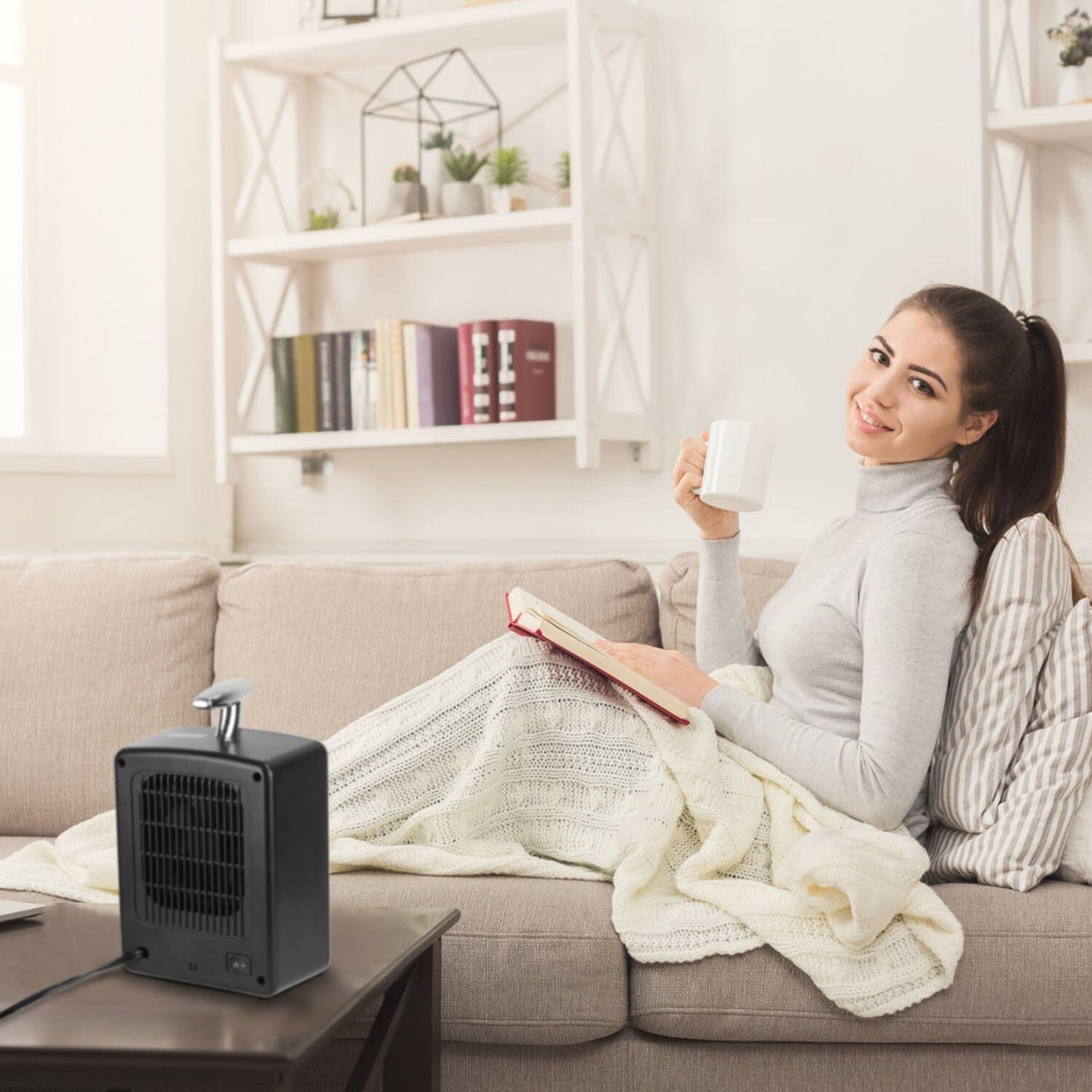 Frendorf | 1000W Tragbarer Elektrischer Raumheizer