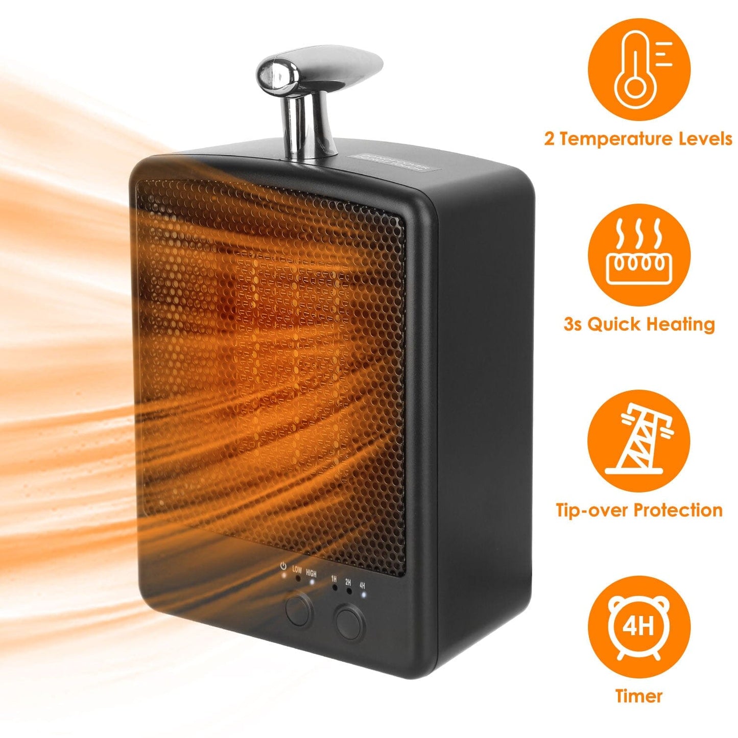 Frendorf | 1000W Tragbarer Elektrischer Raumheizer