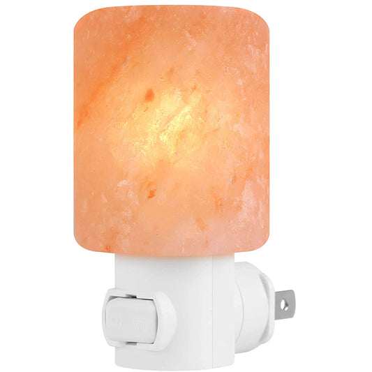 Naturkristall Himalaya Salzlampe | Stecker Nachttischlampe