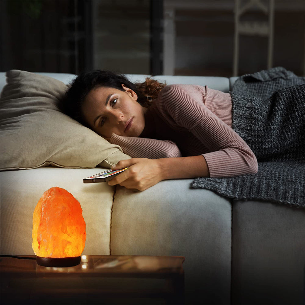 Natürliche Kristall Rosa Kleine Salzlampe