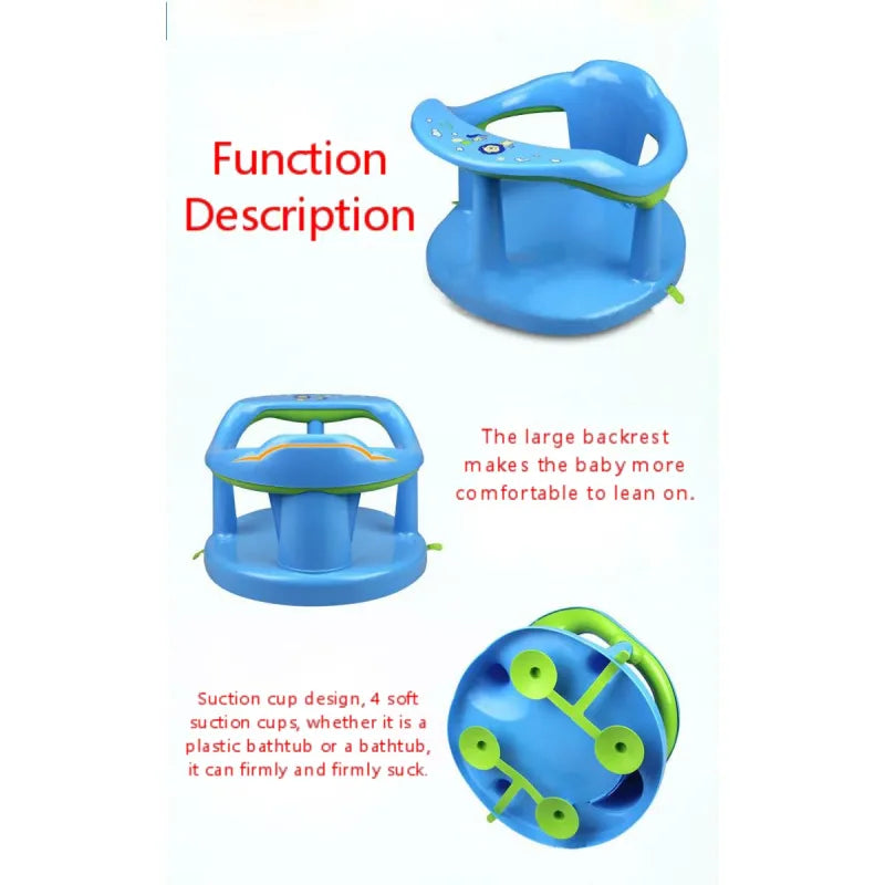 Frendorf | Baby Badesitz mit Rückenlehne – Rutschfester Badewannensitz für Kleinkinder