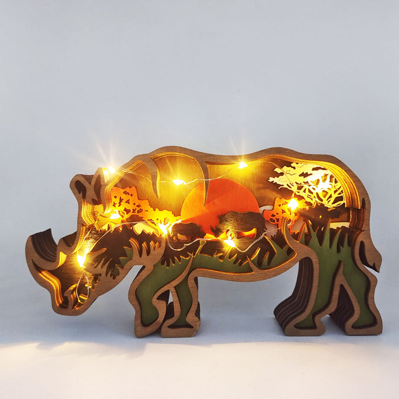 Frendorf | 3D Kreative Holz Tier Schnitzerei Handwerk Geschenk