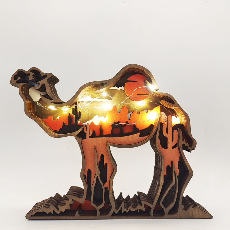 Frendorf | 3D Kreative Holz Tier Schnitzerei Handwerk Geschenk