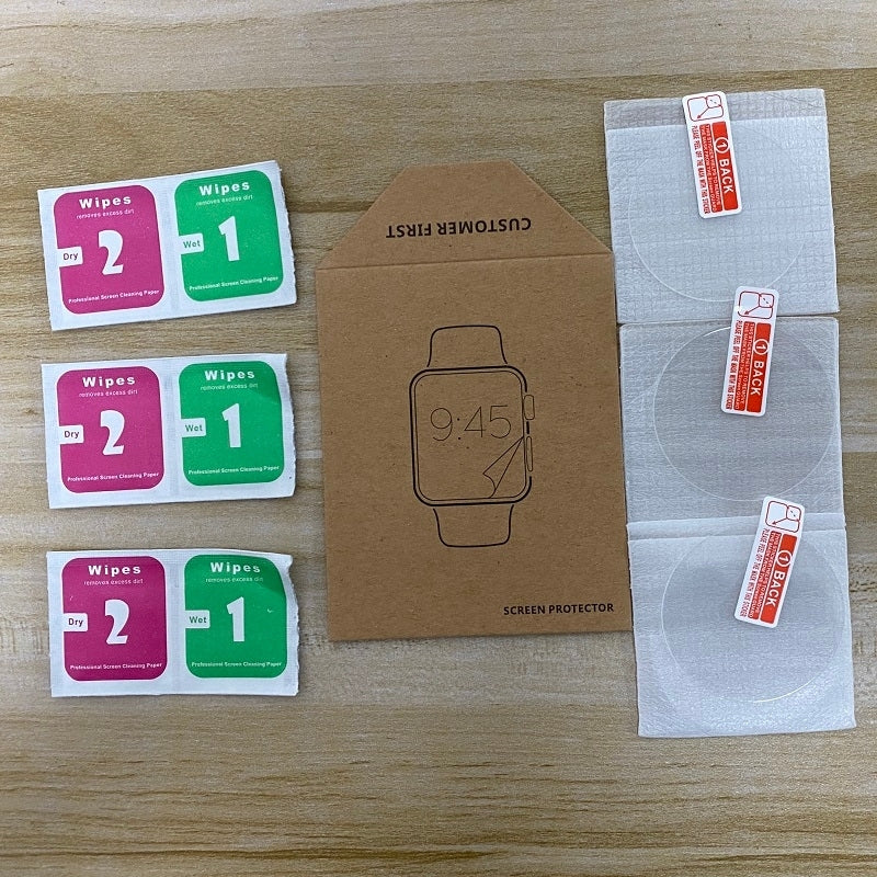 Frendorf | Gehärtete Glas-Schutzfolien für Smartwatch - 3 Stück