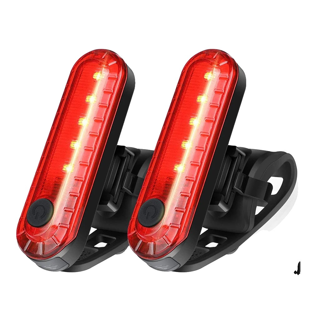 Frendorf | USB Rechargeable Rear Bike Light – Wiederaufladbares Fahrrad Rücklicht mit IPX4 & 3 Leuchtmodi