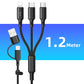 Frendorf | 3 in 1 Ladekabel Multi USB Anschluss