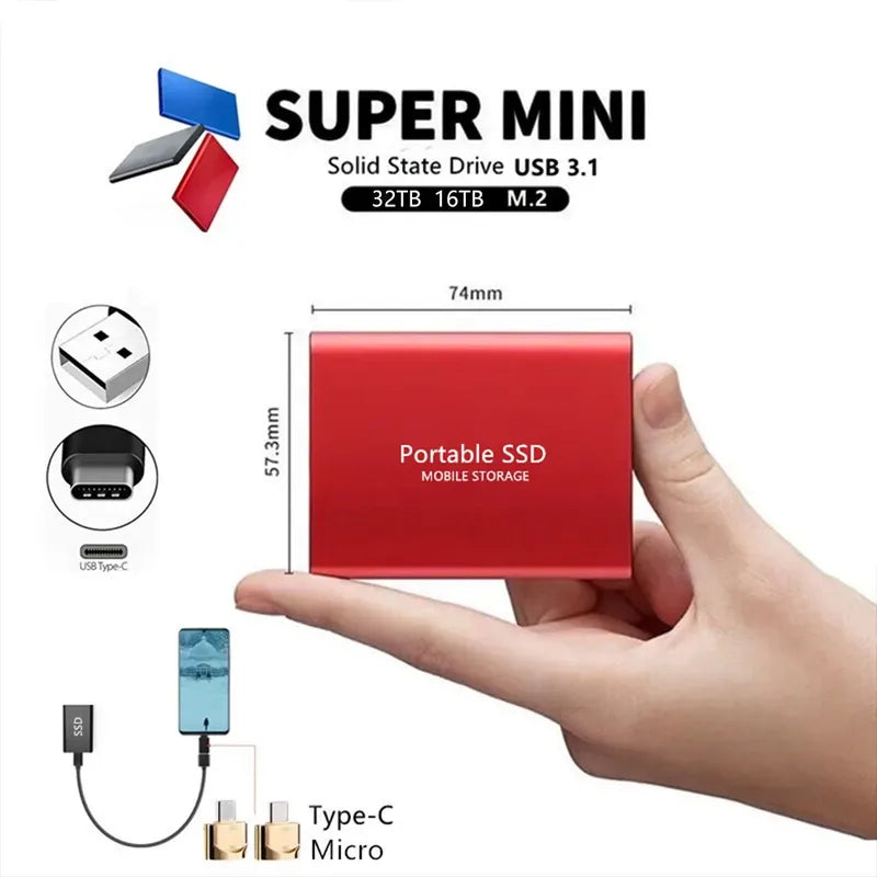 Frendorf | Ssd Externe Festplatte Hard Drive 1TB