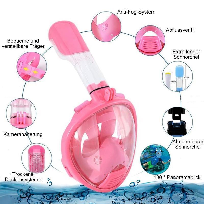 Frendorf | Vollgesichts-Schnorchelmaske günstig für Beginner & Jugendliche