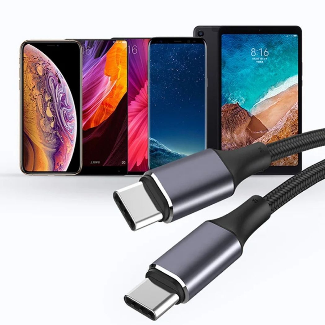 Frendorf | USB-C zu USB-C Schnelllade Kabel – 100W Leistungsstark und Langlebig