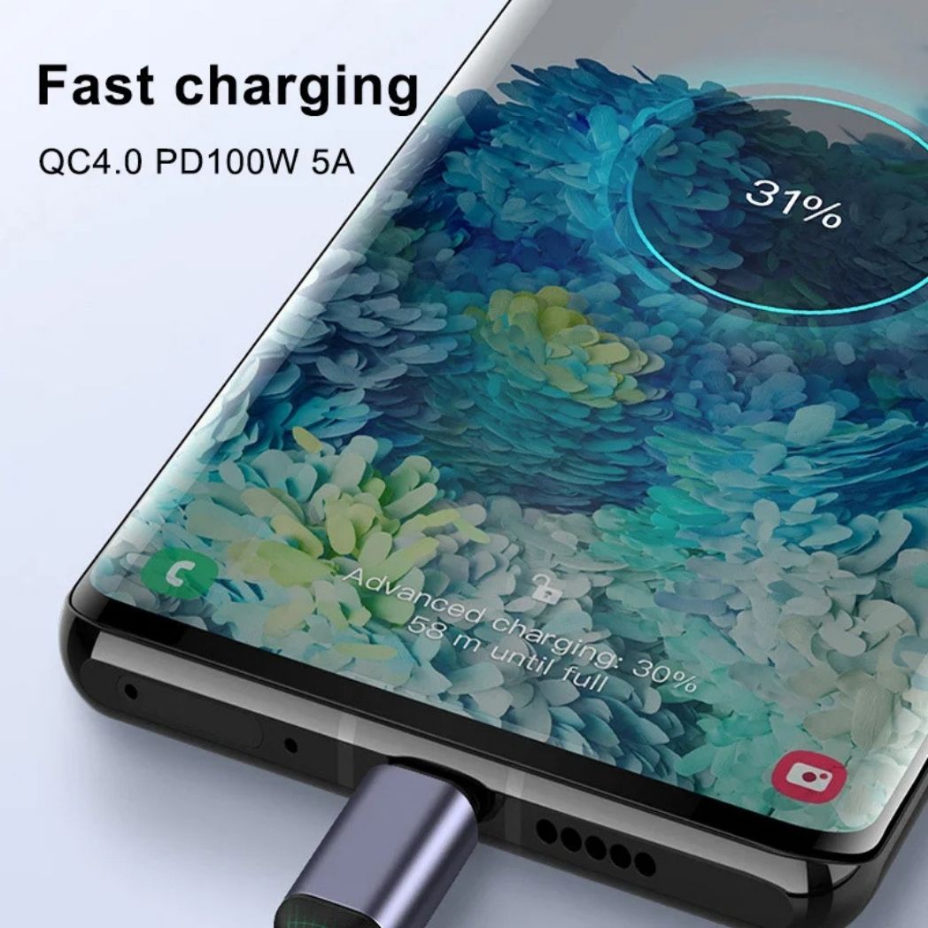 Frendorf | USB-C zu USB-C Schnelllade Kabel – 100W Leistungsstark und Langlebig