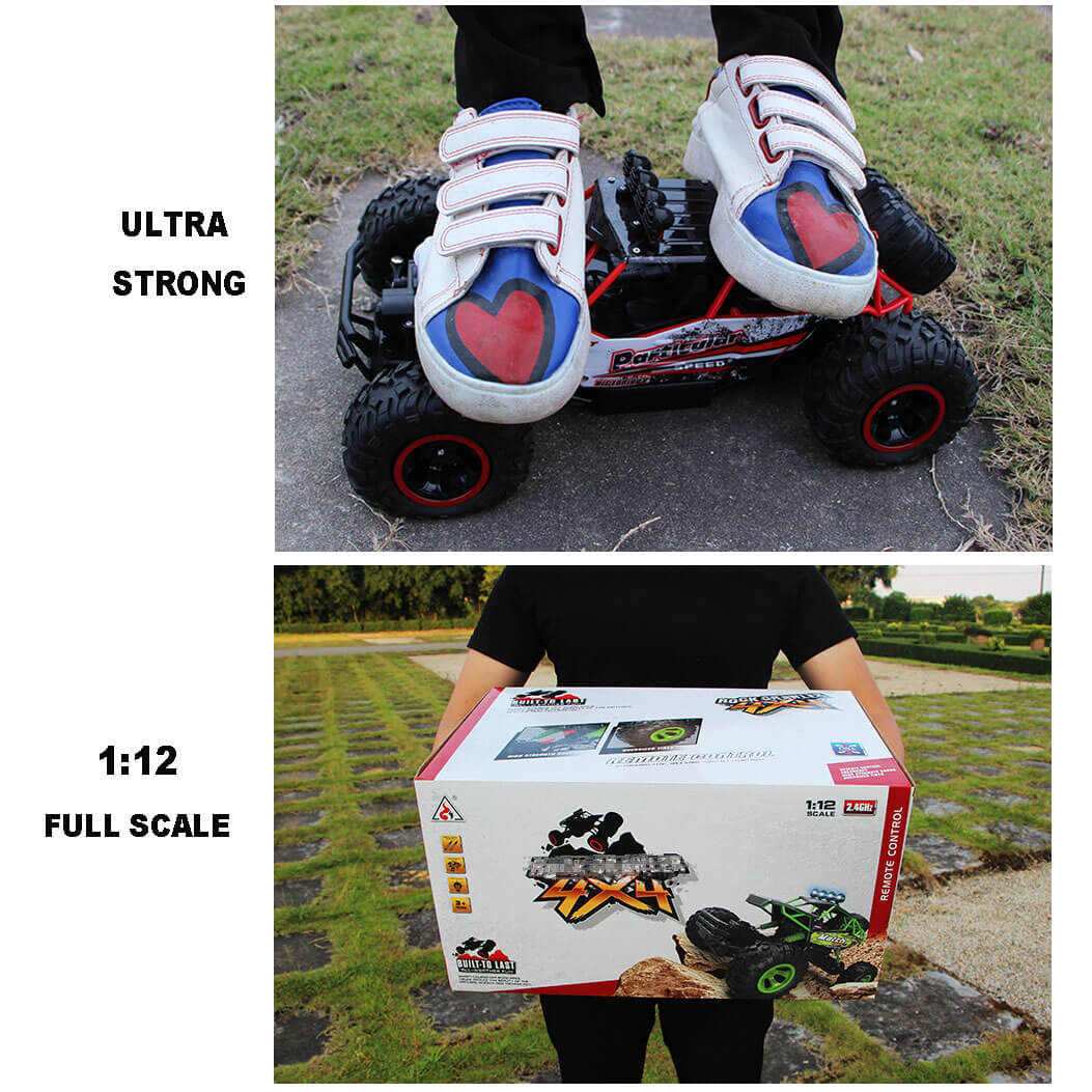 Frendorf | Ferngesteuertes Auto, 4x4, Monstertruck, Rock Crawler, 2,4 G, Offroad-Kletterauto