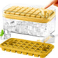 Frendorf | 101oz. Eiswürfelschale Set - 64 Stück Silikon Eiswürfelschale mit Deckel & Behälter