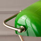 Klassische Bankierlampe
