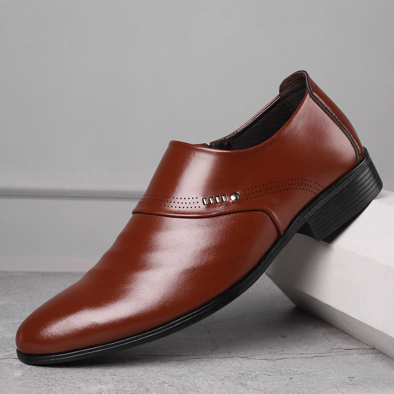 Frendorf | Lässige spitze Schuhe Männer Lederschuhe Männer