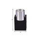 Frendorf | Tube Disco Pub Wandleuchte Aluminium Einfach 3"/4.5" H LED Wandmontage Beleuchtung in Silber, Blau/Gelb/Purpur Licht