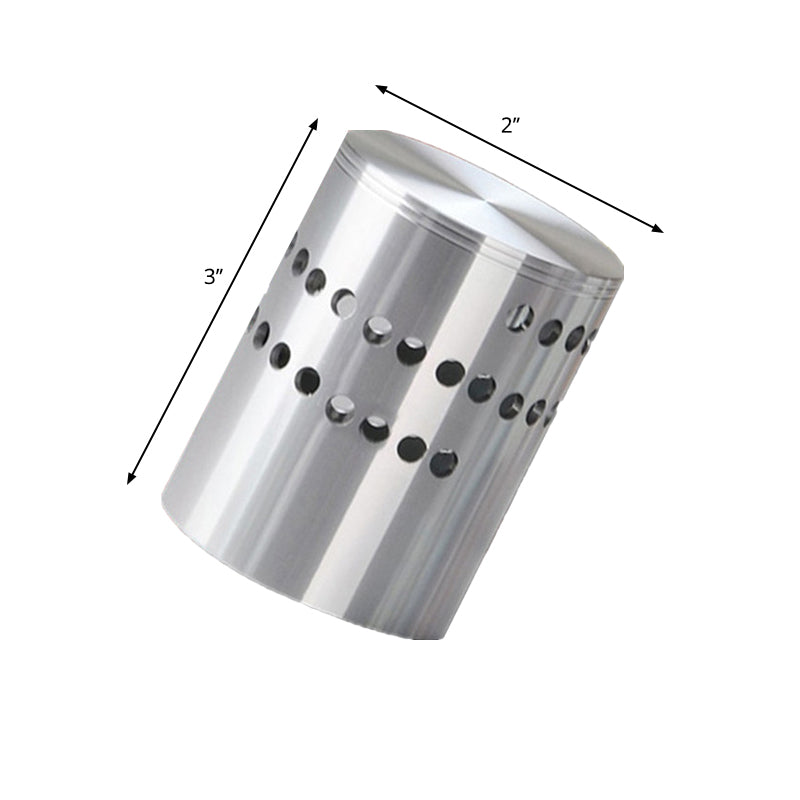 Frendorf | Modernes 3D Wirbel-Wandlicht-Kit Metall Wein Pub RGB Farbwechselnde LED Wandleuchte in Chrome