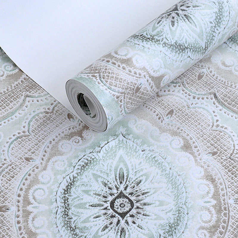 Frendorf | Bohemian Floral Oberfläche Tapete in Naturfarbe Schlafzimmer Wandverkleidung, 10 Meter x 52 cm