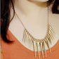 Frendorf | Gold Spike Statement Halskette