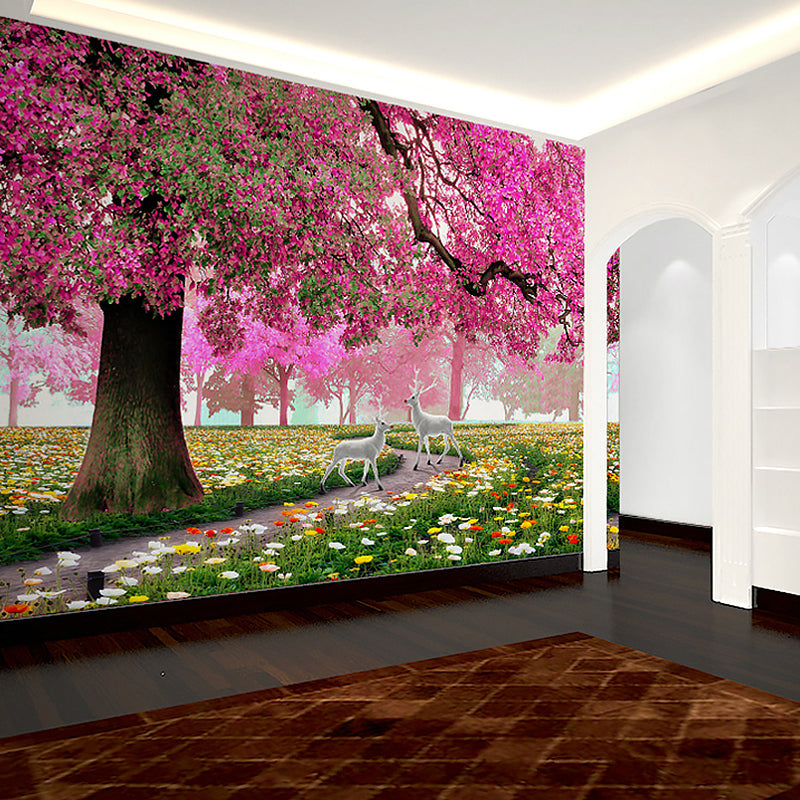 Wasserabweisendes Blossoms Wandbild Personalisierte Größe Einfache Wandkunst für Café Dekor