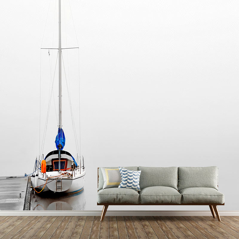 Fotografie Boot und Meer Wandtapete Groß Wandverkleidung für Schlafzimmer Dekor, individuell bedruckt
