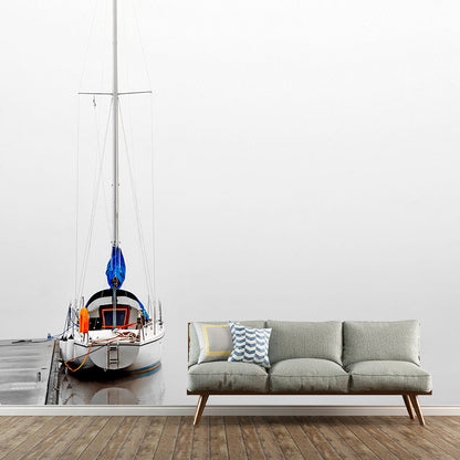 Fotografie Boot und Meer Wandtapete Groß Wandverkleidung für Schlafzimmer Dekor, individuell bedruckt