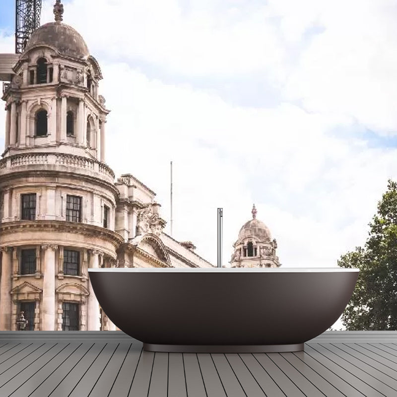 Foto Stil England Straße Wandgemälde Vollformat Wandkunst für Café Dekor, Maßanfertigung