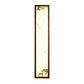 Frendorf | Acryl Rechteck Wandlicht Flush Mount Aziatisch Bruin LED Wandlamp Sconces met Bamboe en Huispatroon