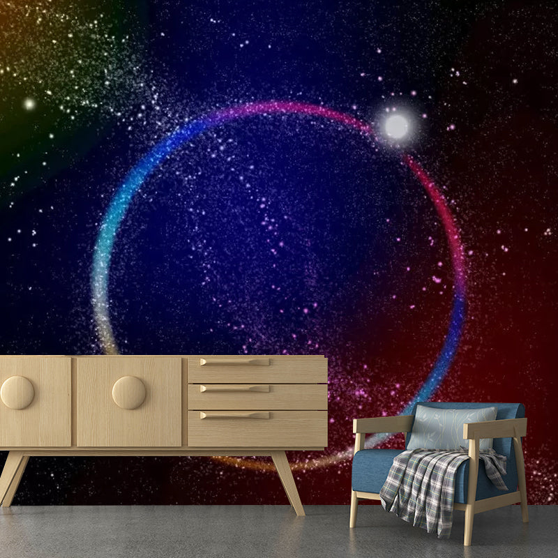 Wasserdichtes Deep Space Wandmural Tapete Vliesstoff Einfachheit Wandkunst für die Decke