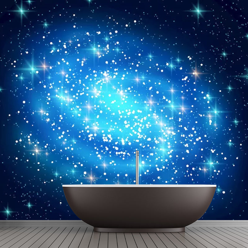 Frendorf | Hele Nebula Wandtapijt voor Accentwand Sterren Wandkunst in Blauw, Vochtbestendig