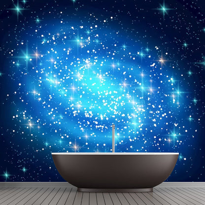 Frendorf | Hele Nebula Wandtapijt voor Accentwand Sterren Wandkunst in Blauw, Vochtbestendig