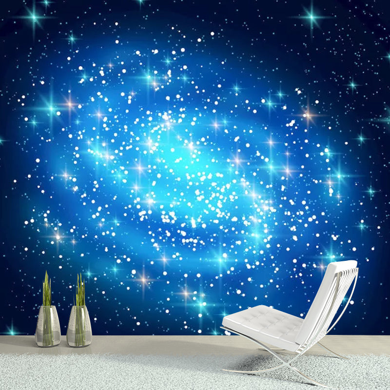 Frendorf | Hele Nebula Wandtapijt voor Accentwand Sterren Wandkunst in Blauw, Vochtbestendig