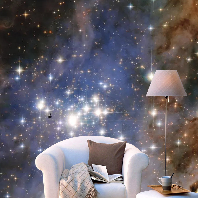 Frendorf | Paarse Nebula Muurdecoratie Sticker Vochtbestendige Muurbedekking voor HuDecoration