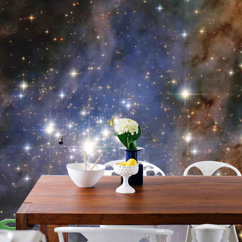 Frendorf | Paarse Nebula Muurdecoratie Sticker Vochtbestendige Muurbedekking voor HuDecoration