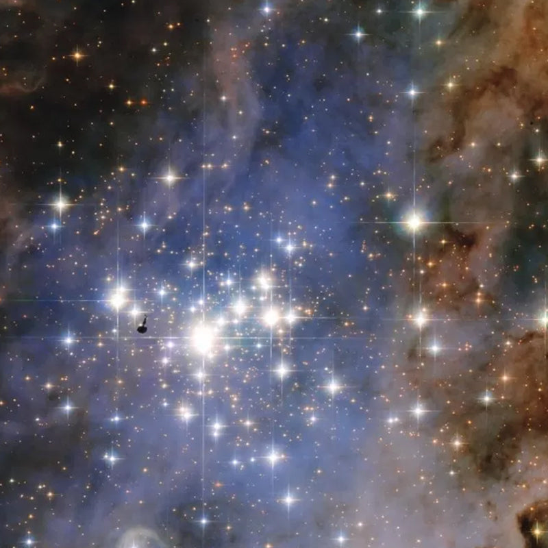 Frendorf | Paarse Nebula Muurdecoratie Sticker Vochtbestendige Muurbedekking voor HuDecoration