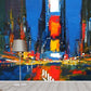 Illustration Nachtstadt Wandmural Tapete Extra Large Wandkunst für Wohnkultur, maßgeschneidert gedruckt