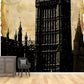 Frendorf | Fleckresistente London Big Ben Wandmalerei Angepasste Größe Wandkunst für Heimdekoration