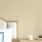 Frendorf | 33' x 20.5" Grasgeweven Behangrol voor Slaapkamer Aziatisch Geïnspireerde Wandbekleding in Neutrale Kleur, Vlekbestendig
