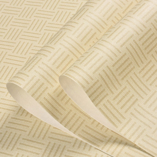 Frendorf | 33' x 20.5" Grasgeweven Behangrol voor Slaapkamer Aziatisch Geïnspireerde Wandbekleding in Neutrale Kleur, Vlekbestendig