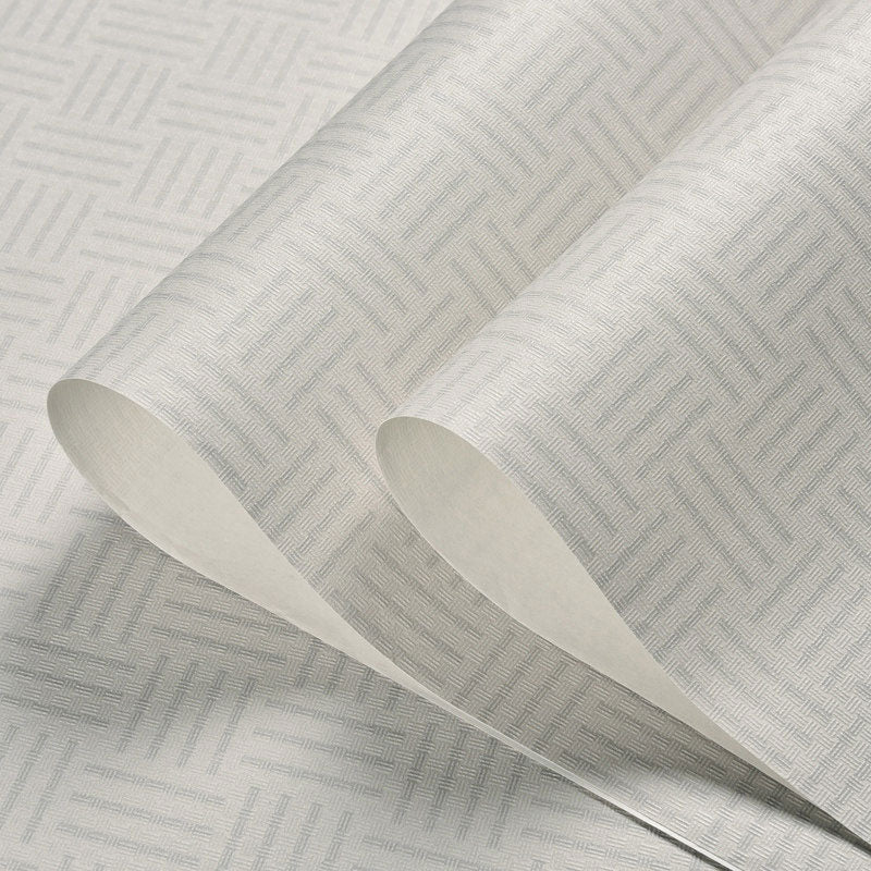 Frendorf | 33' x 20.5" Grasgeweven Behangrol voor Slaapkamer Aziatisch Geïnspireerde Wandbekleding in Neutrale Kleur, Vlekbestendig