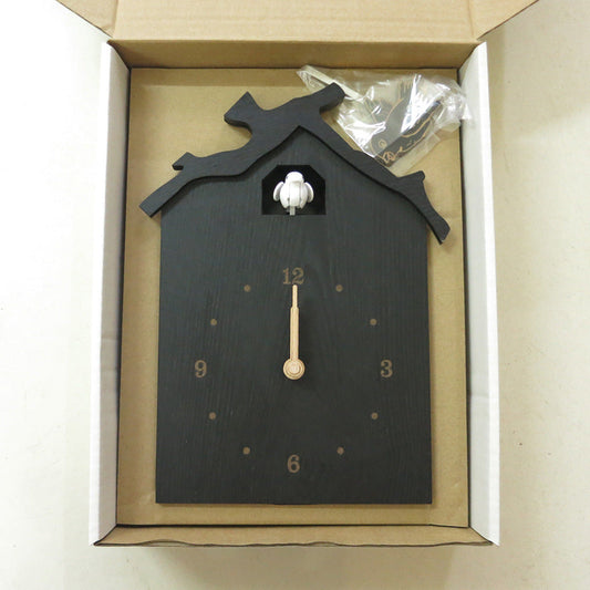 Cuckoo Pendelstille Wanduhr für das Wohnzimmer 12 Zoll