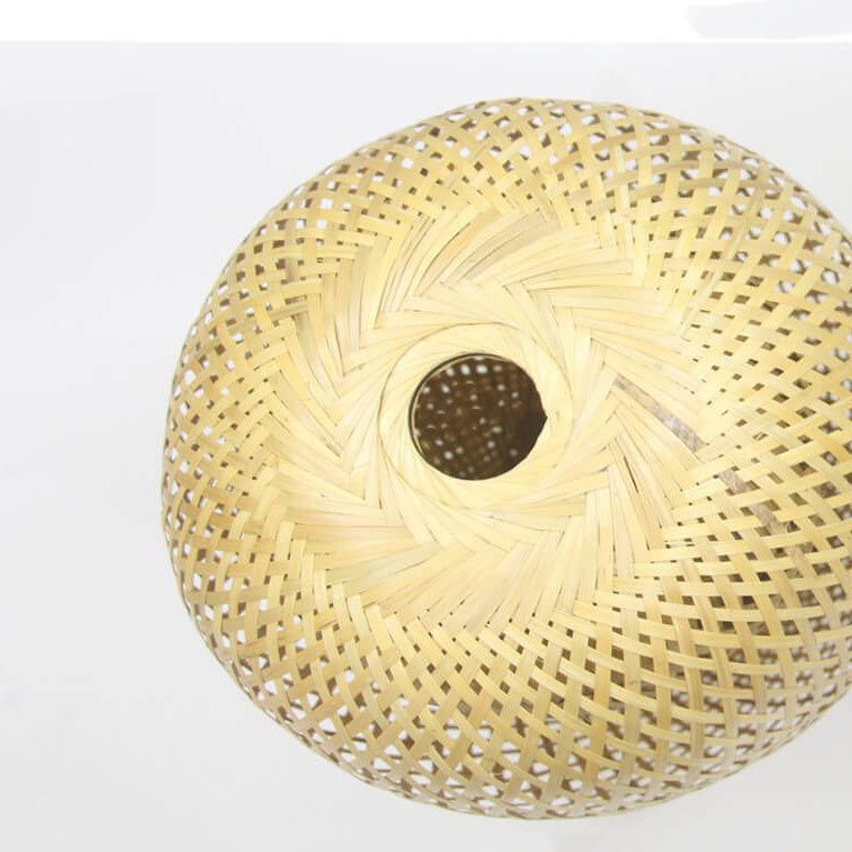 Frendorf | BambooHaven Hängeleuchte | Rustikaler Stil | Handgefertigt | Umweltfreundliche Bambuslampe | Dekorative Pendelleuchte