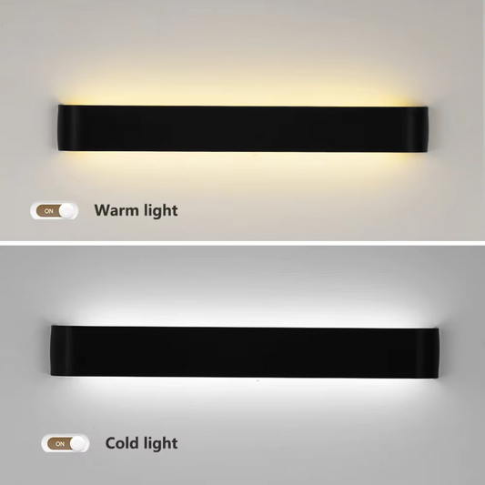 Nordic LED Wandleuchte - Moderne gebürstete Aluminium Innenwandleuchte