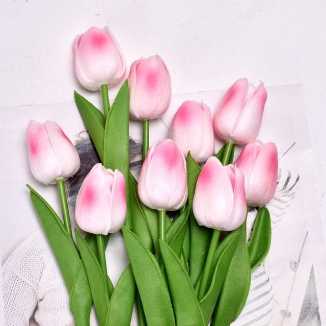 Frendorf | 10 Stück Künstliche Mini-Tulpen